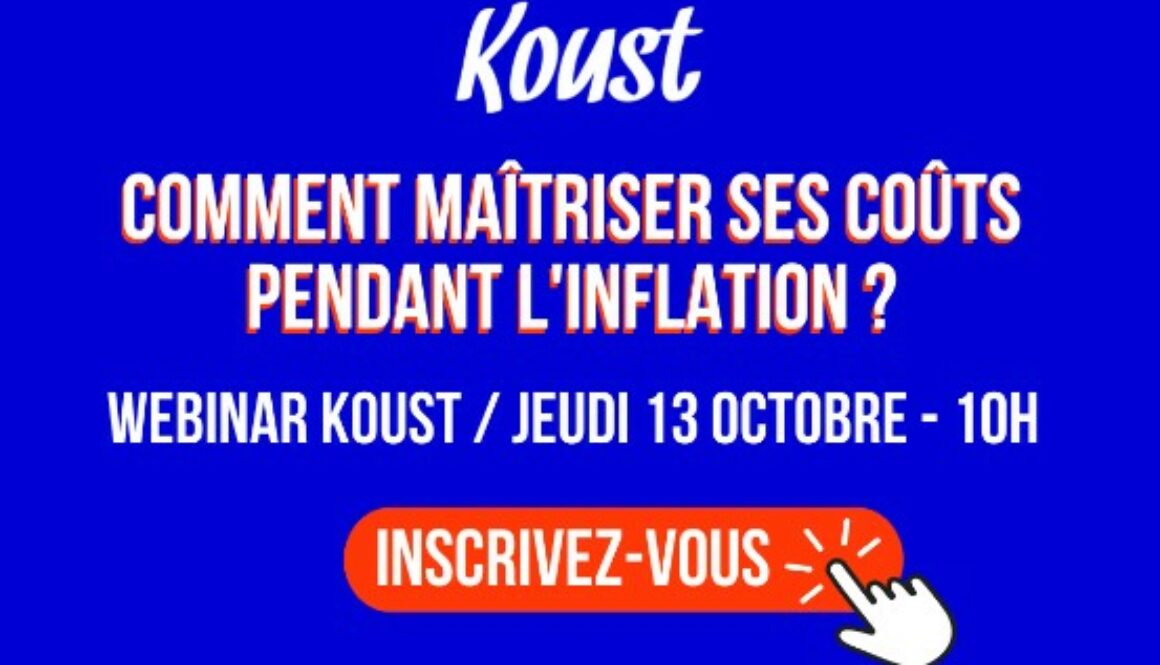Webinaire Koust Maitrise des couts