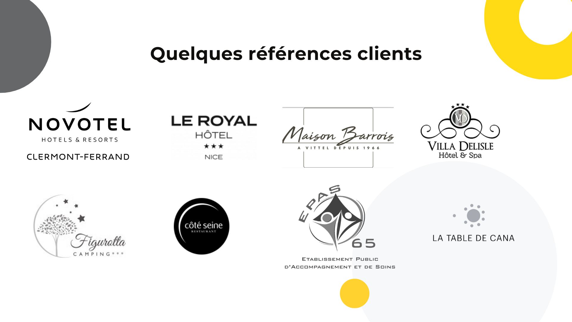 références clients ACF